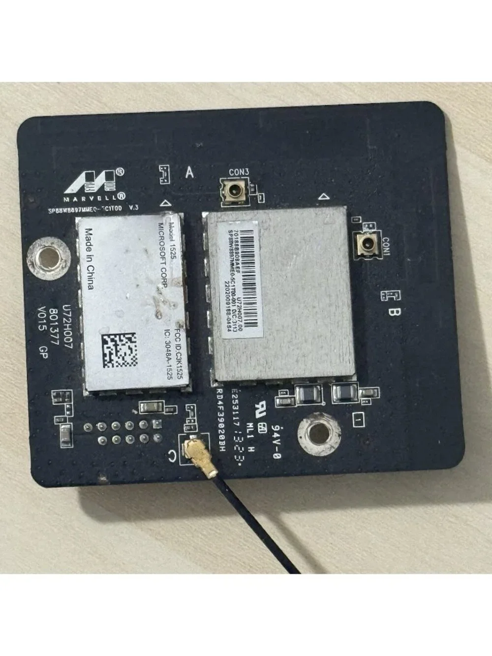 Microsoft Xbox One 1525 Internal Wireless WiFi Bluetooth Module PCB Board Card